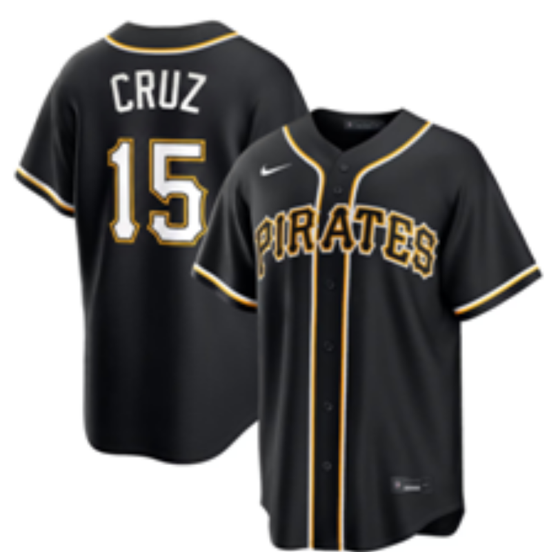 Men Pittsburgh Pirates #15 Cruz black Game 2026 Nike MLB Jersey 0528008